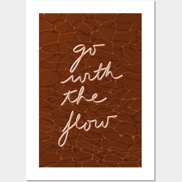 Go with the flow Wall Art by Wallflowercraft